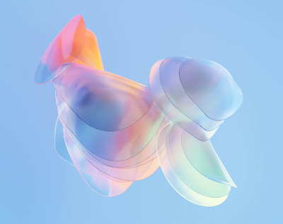 Blender打造微软抽象玻璃风格源文件下载（Blend，含课程视频）