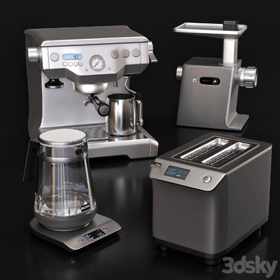 BORK厨房电器系列3D模型（OBJ,MAX）