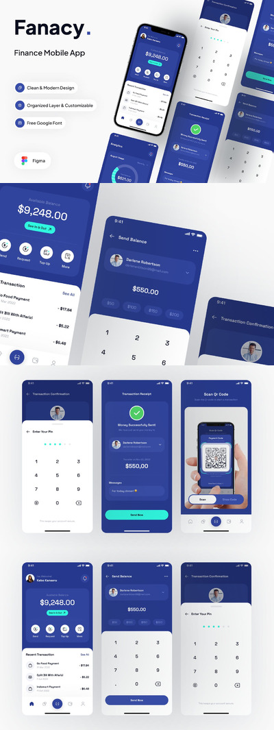 发送页面 APP UI KIT (FIG)