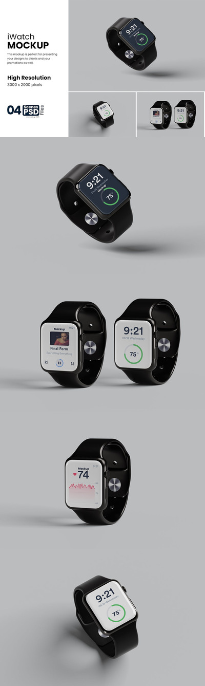 iWatch 手表样机 (PSD)