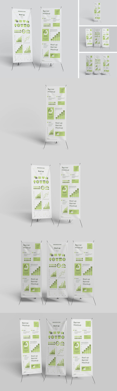 Rool-up横幅样机 (PSD)
