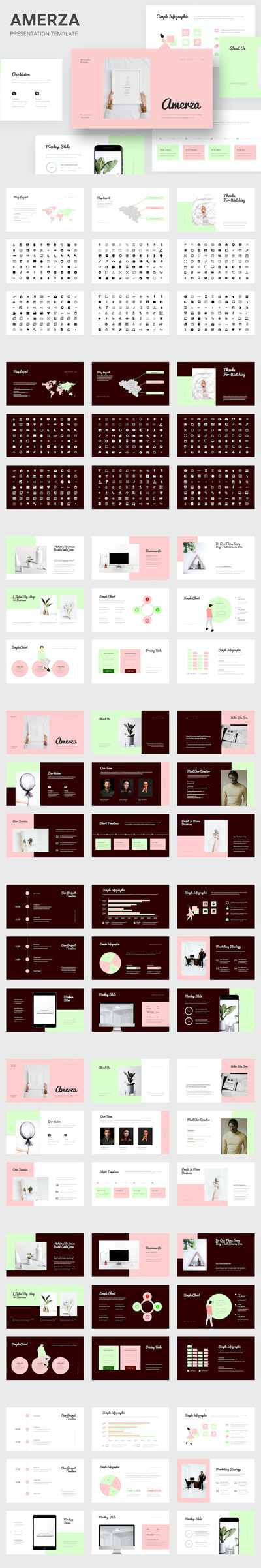 抽象概念ppt设计模板 (PPTX)