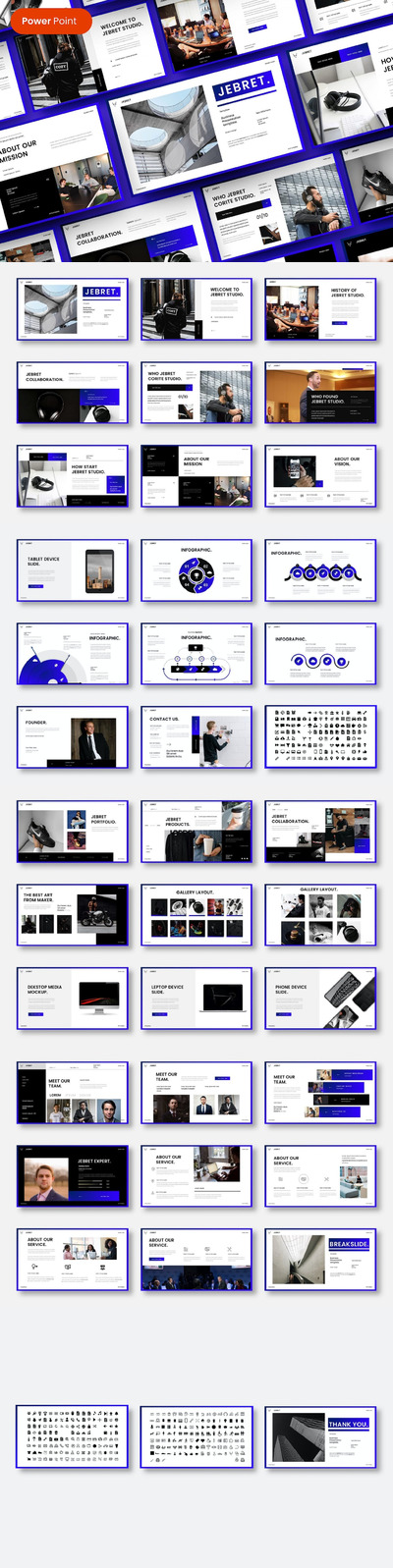 商业会议演讲ppt模板 (PPTX)