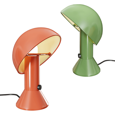 Martinelli Luce Elmetto半圆形灯罩金属台灯3D模型（OBJ,FBX,MAX）