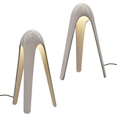 Martinelli Luce Cyborg未来感金属台灯3D模型（OBJ,FBX,MAX）