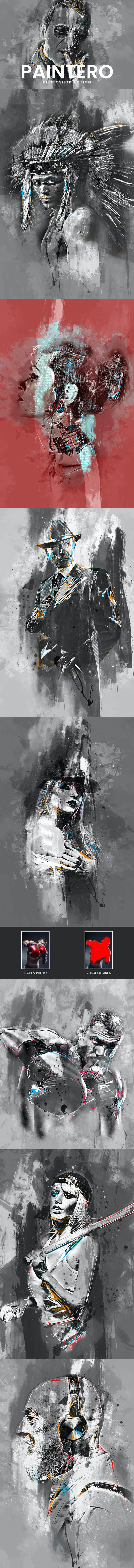 画家-Photoshop动作 (ABR,ATN,PAT)