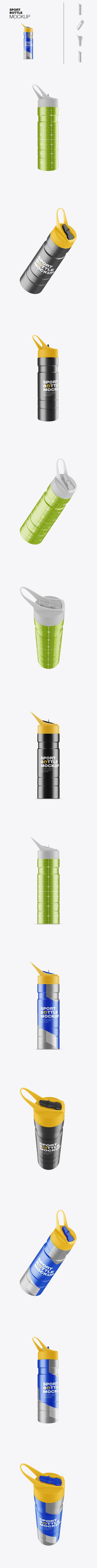 运动饮水瓶外观设计样机 (PSD)