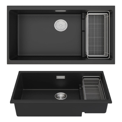 Blanco SUBLINE 700-U厨房水槽3D模型（OBJ,FBX,MAX）