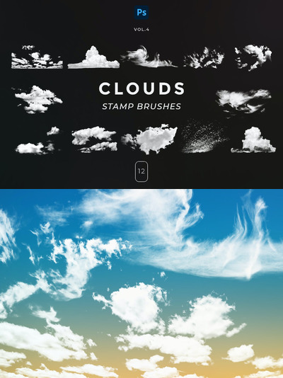 云印画笔PS笔刷 (ABR)