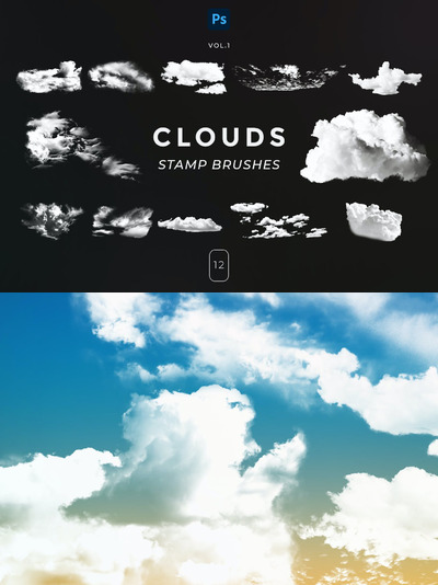 云邮票画笔PS笔刷 (ABR)