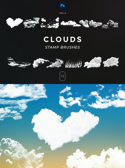 云印画笔PS笔刷 (ABR)