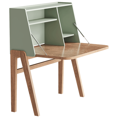 Sculptures Jeux Workin可折叠桌面儿童书桌3D模型（OBJ,FBX,MAX）