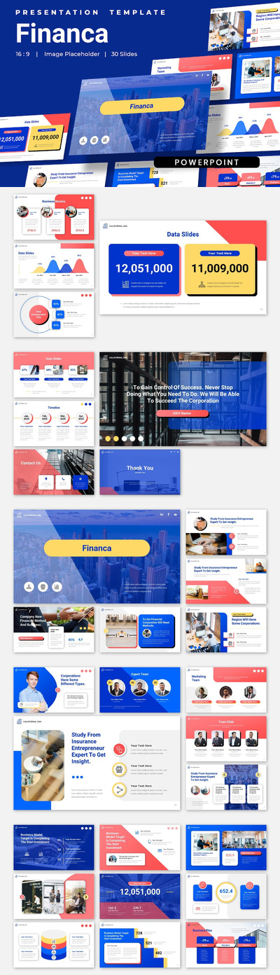 初创公司报告商业ppt模板 (PPTX,PPT)