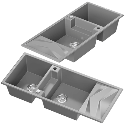 Deante Magnetic双槽厨房水槽3D模型（OBJ,FBX,MAX）