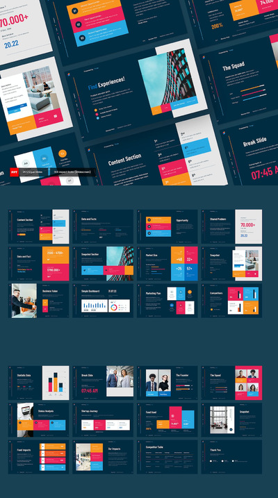 多用途业务演示ppt模板 (PPTX)