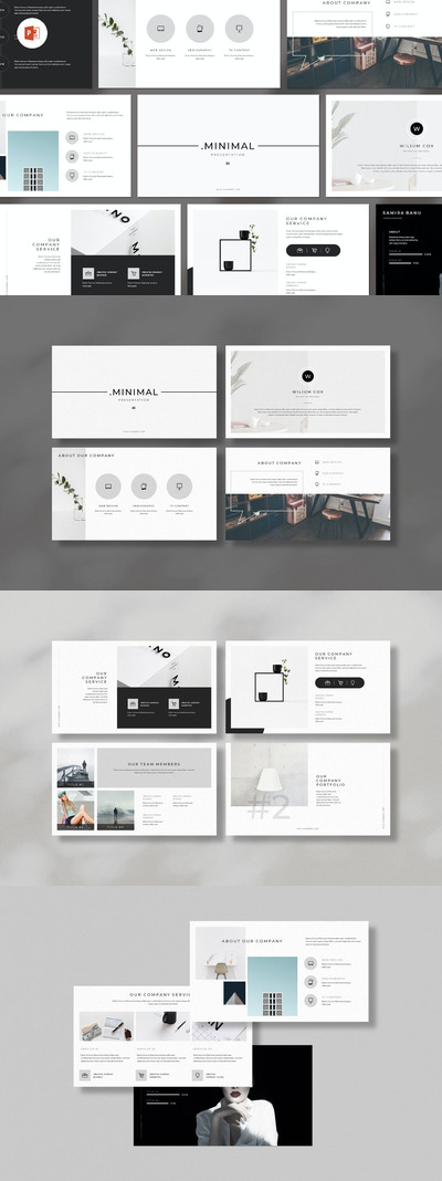 简约排版ppt演示文稿模板 (PPTX)