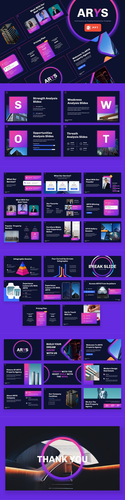 建筑与物业演示ppt模板 (PPTX)