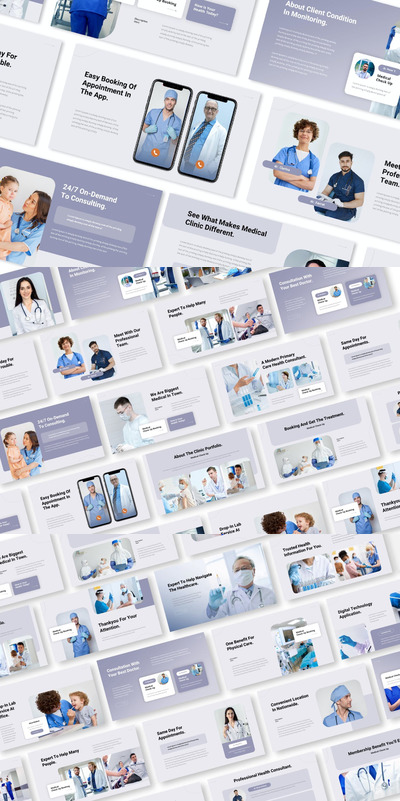 医疗体检检查ppt模板 (PPT,PPTX)