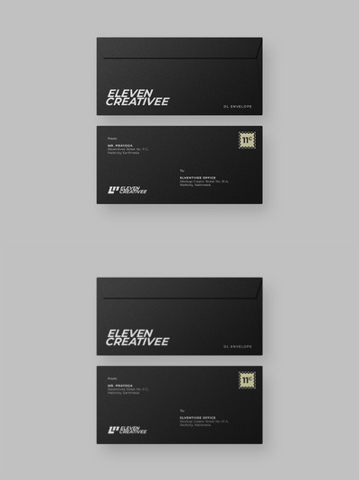 DL信封品牌展示样机 (PSD)