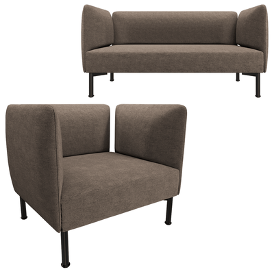 m. artedesign Air系列一体式布艺沙发3D模型（OBJ,FBX,MAX）