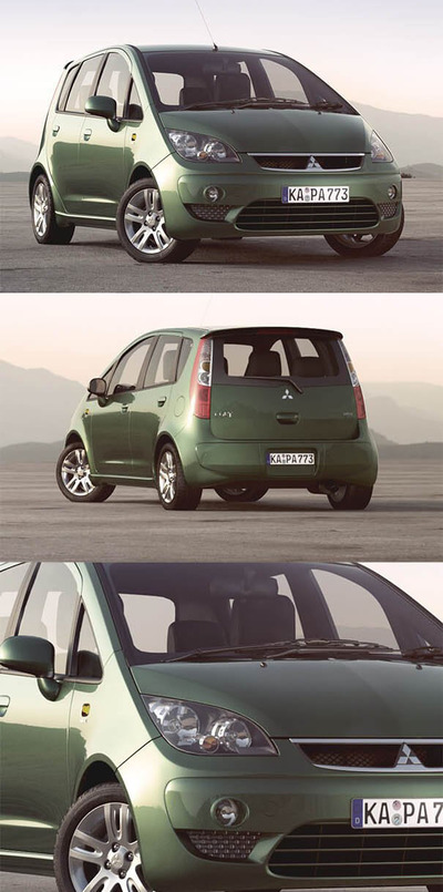 三菱Mitsubishi Colt汽车3D模型（OBJ,FBX,MAX,C4D,LWO）