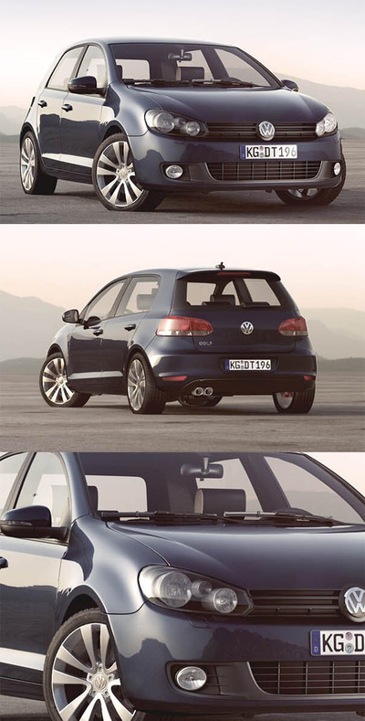 大众高尔夫Volkswagen Golf汽车3D模型（OBJ,FBX,MAX,C4D,LWO）
