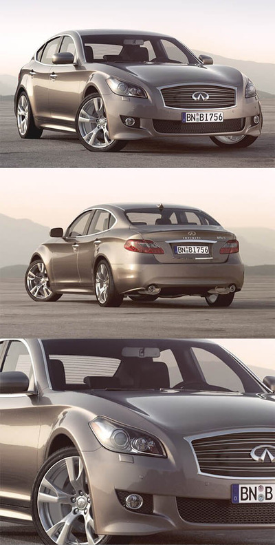英菲尼迪Infiniti M56 AT Sport汽车3D模型（OBJ,FBX,MAX,C4D,LWO）