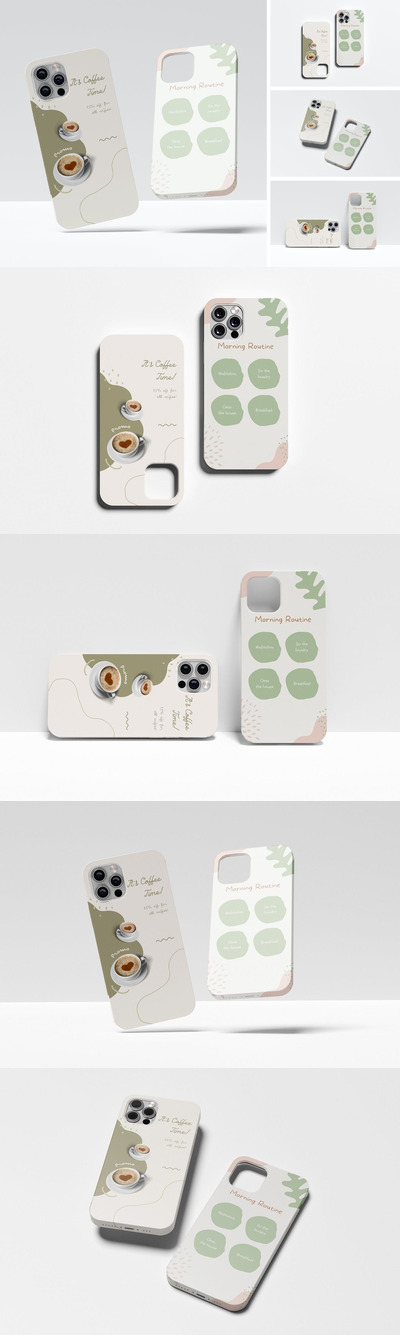 iPhone 12 Pro手机外壳设计样机 (PSD)