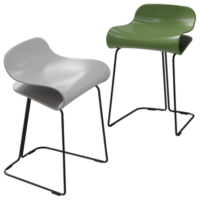 Kristalia BCN经典意式极简椅子3D模型（OBJ,FBX,MAX）