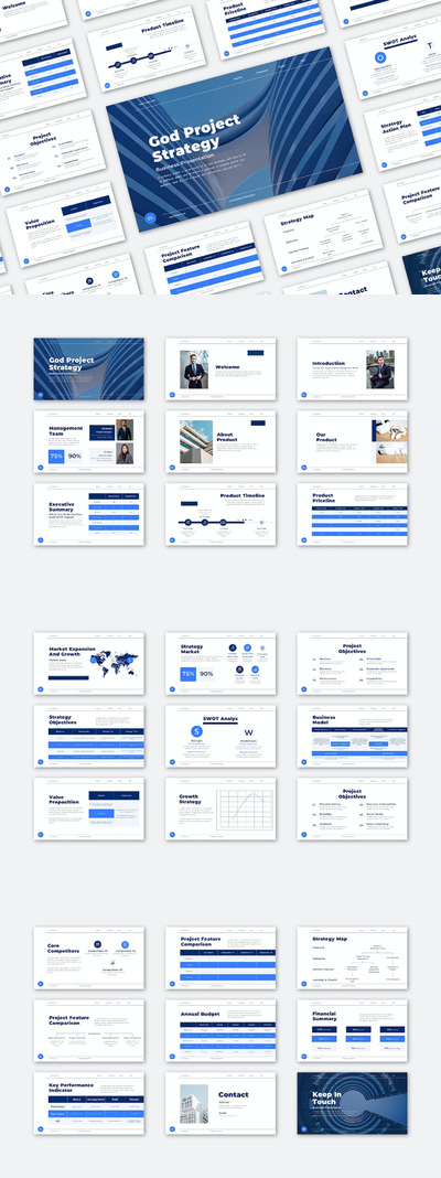 商业项目介绍ppt模板 (PPTX)