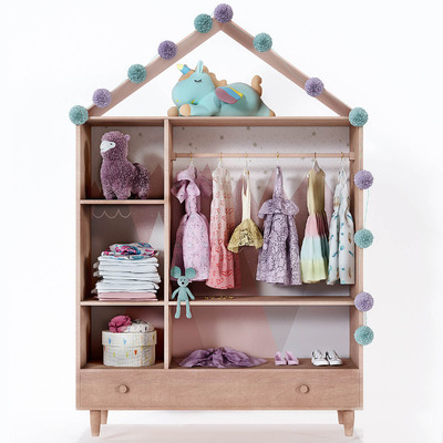 摆满衣物的女童衣柜3D模型（FBX,MAX）