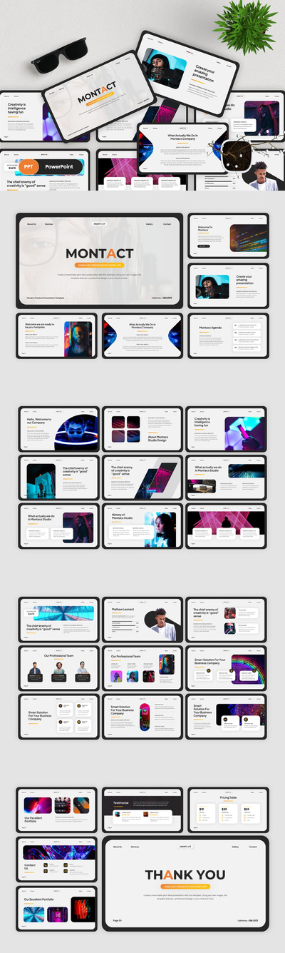 传媒公司简介ppt模板 (PPTX)