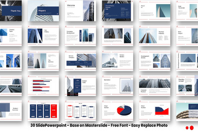 商业建筑演示文稿ppt模板 (PPT,PPTX)