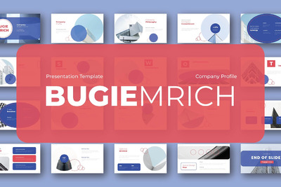 企业建筑作品集演示ppt模板 (PPT)