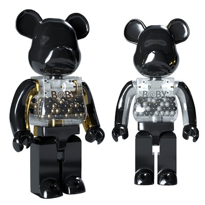 MY FIRST BEARBRICK 1000%积木熊3D模型（OBJ,MAX）