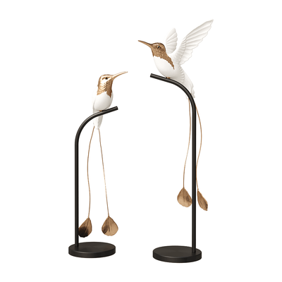 Alba金属鸟工艺装饰品3D模型（OBJ,FBX,MAX）