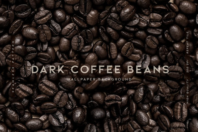 黑咖啡豆图片背景 (JPG)