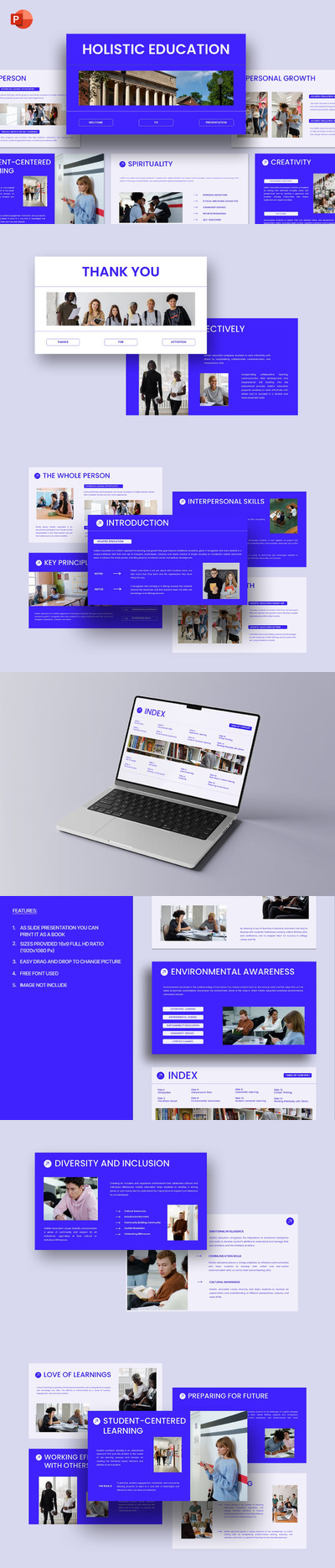 成人教育机构ppt模板 (PPTX)