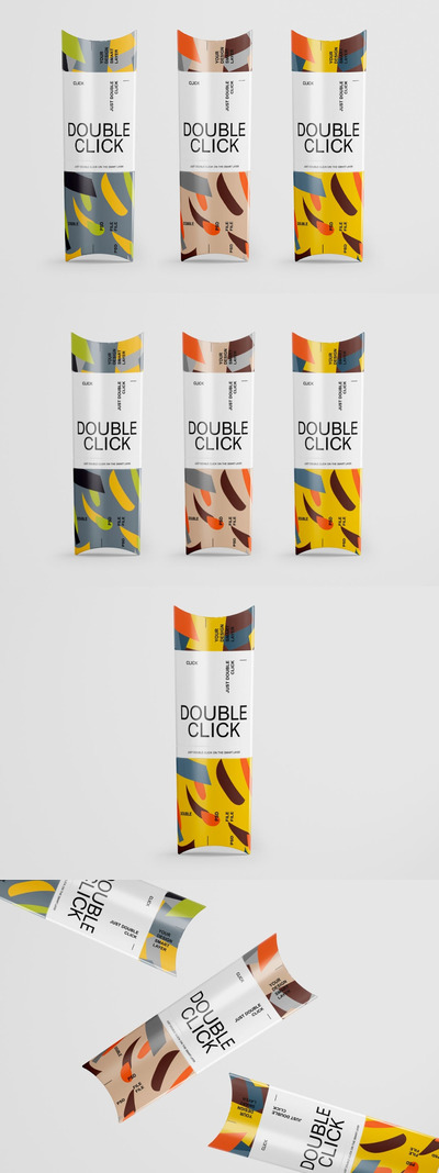 食品包装卷盒设计样机 (PSD)