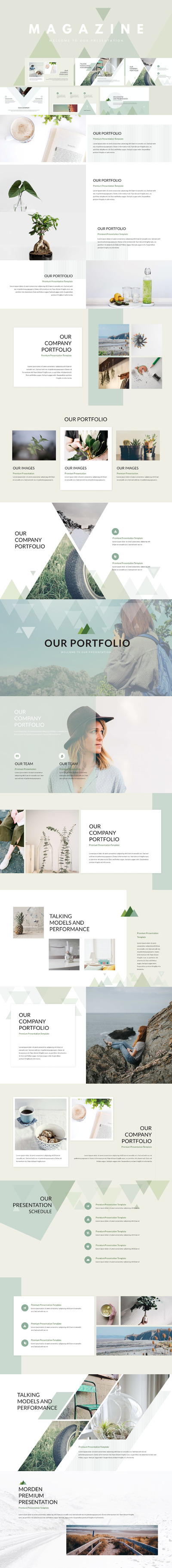 极简杂志排版风格ppt模板 (PPT,PPTX)