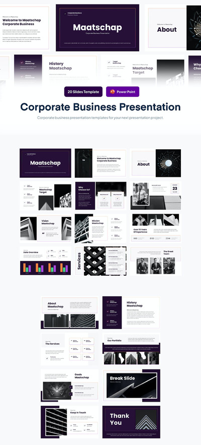 企业业务演示文稿ppt模板 (PPT)