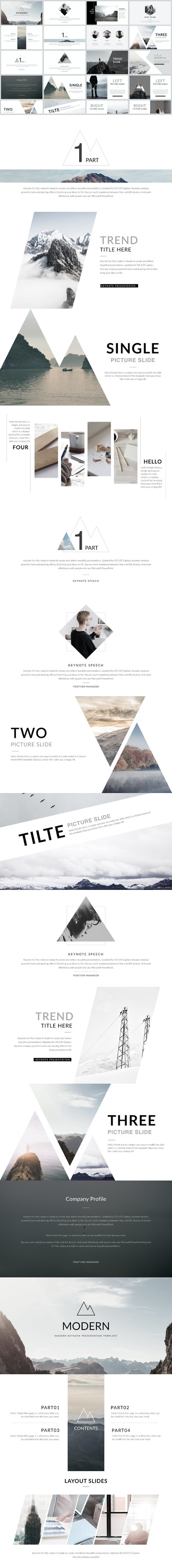 旅行风景相册ppt模板 (PPTX,PPT)