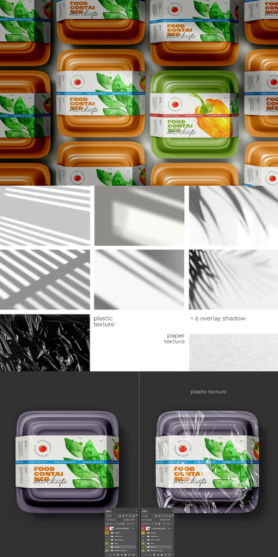 塑料食品容器包装样机 (PSD)