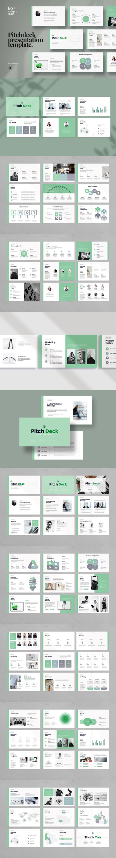 🔴时尚高端清新简约多用途的高品质powerpoint幻灯片演示模板（pptx）