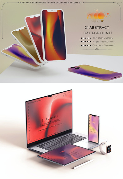 21抽象梯度背景 (JPG)