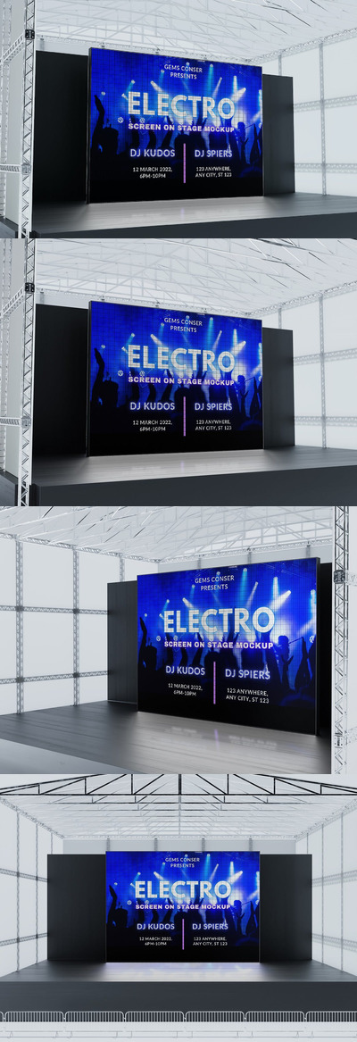 舞台Led屏幕样机