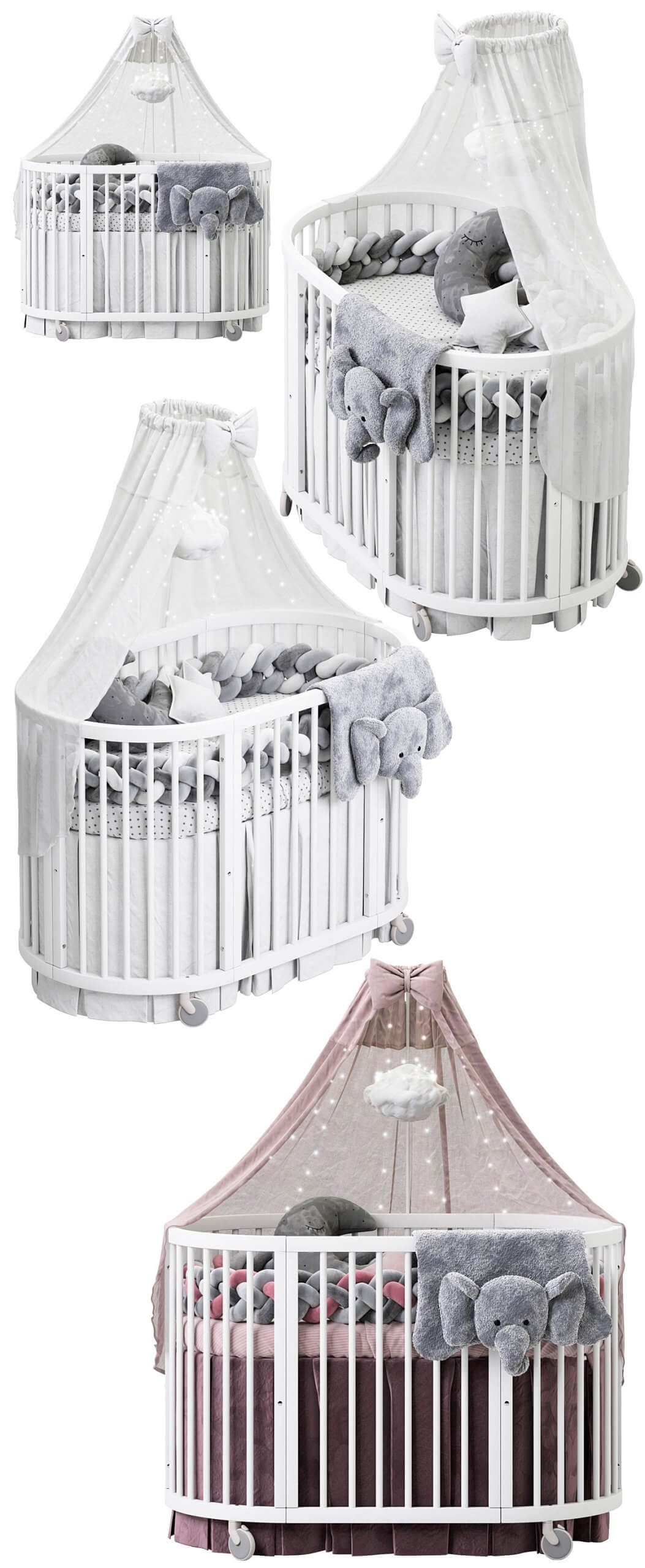 Stokke Sleepi婴儿床3D模型（FBX,MAX）