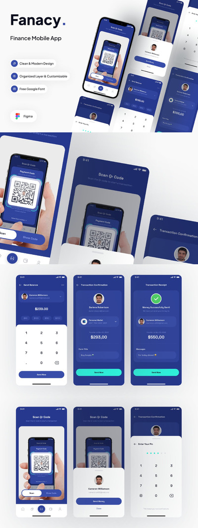 扫描二维码页面 App UI Kit (FIG)