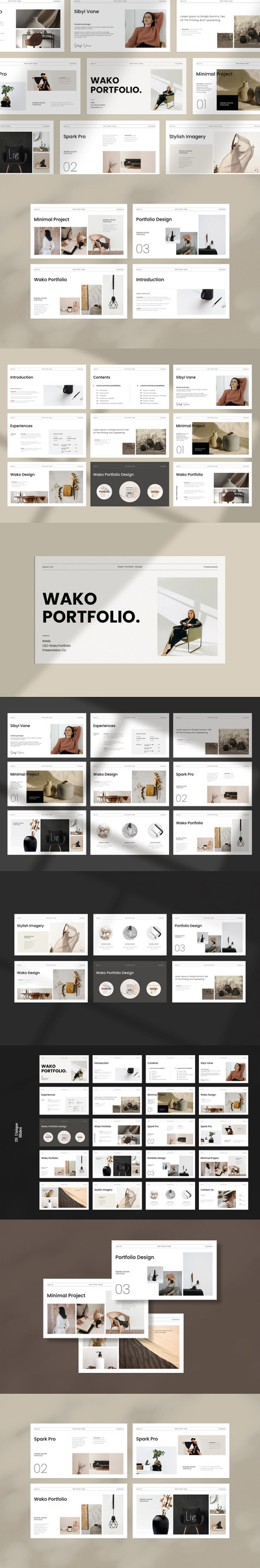 🔴优雅高端清新时尚投资powerpoint幻灯片演示模板（pptx）