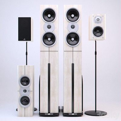 家庭影院音响系统3D模型（FBX,MAX）